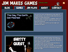 Tablet Screenshot of jimmakesgames.com